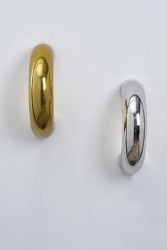 Lámpara Arco, Plata, de Rain, Lámpara de pared contemporánea, Acero inoxidable