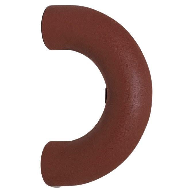 Arco-Wandleuchte, Terrakotta, von Rain, zeitgenössische Wandleuchte, Edelstahl