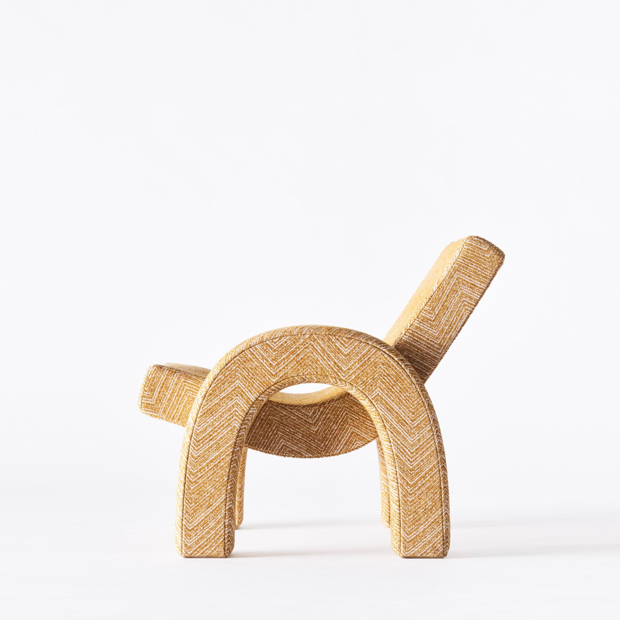 Arco Lounge Chair Teide Ochre In New Condition For Sale In Stockholm, SE