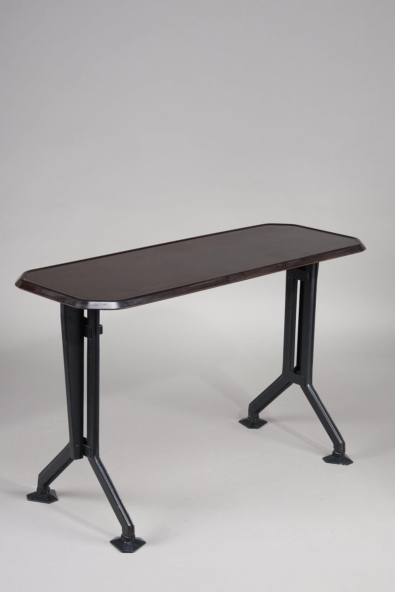 French Arco small side table BBPR, for Olivetti For Sale