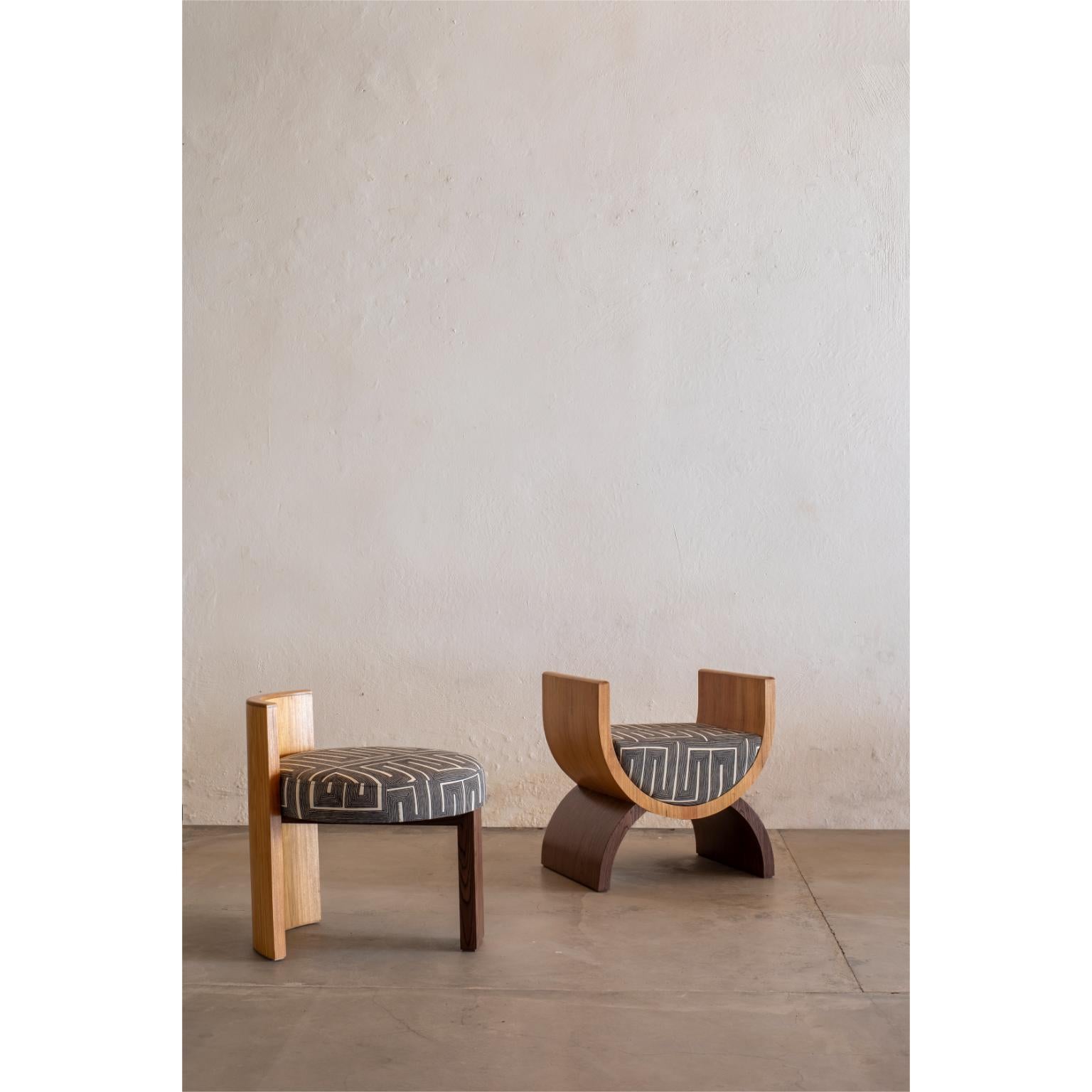 Arco Stool by Gabriela Campos For Sale 1