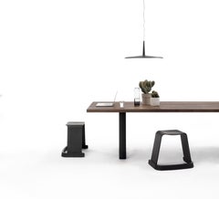 Customizable Arco Wood Cast Table by Jorre Van Ast