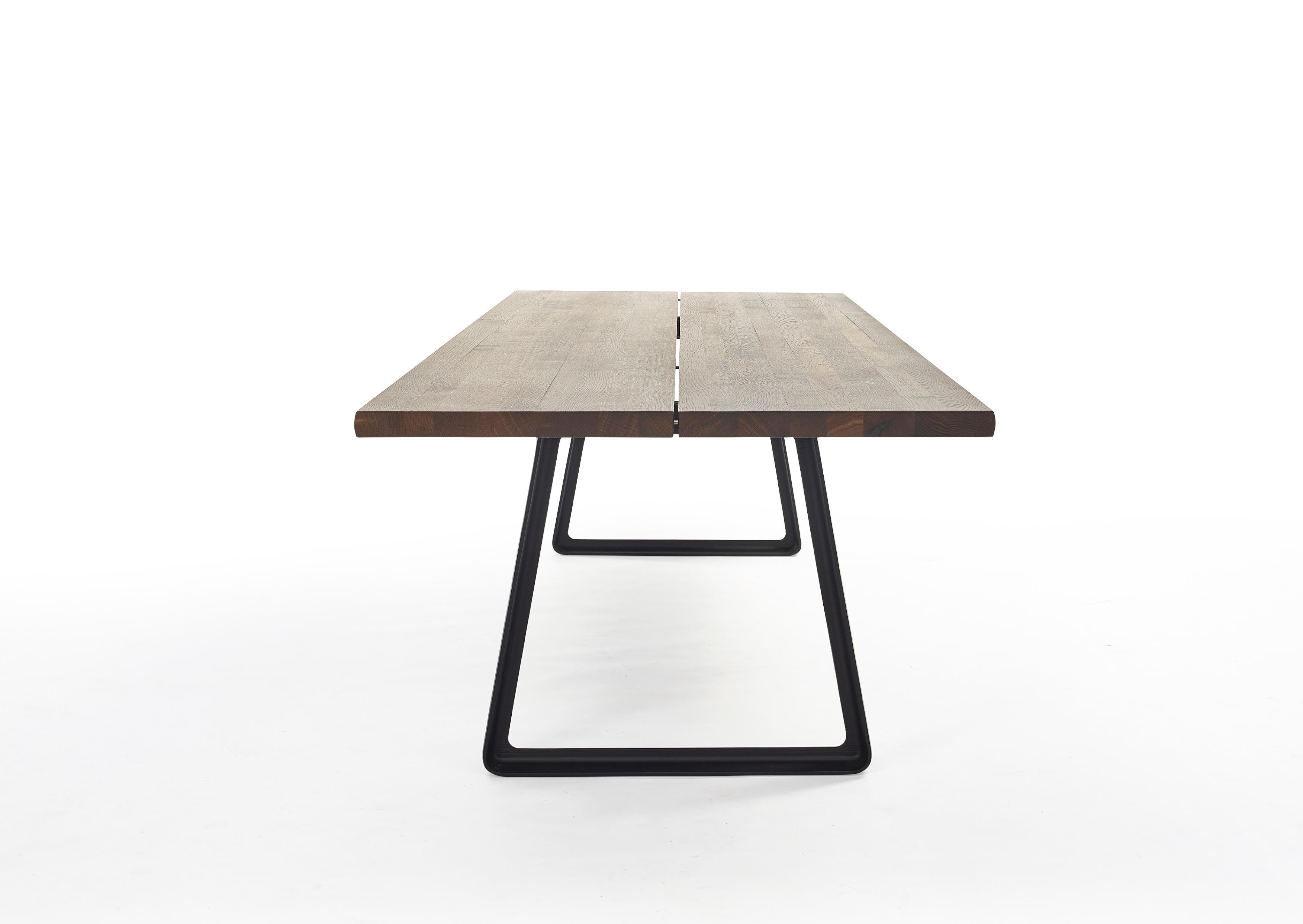 Customizable Arco Wood Cast Table by Jorre Van Ast In New Condition For Sale In New York, NY