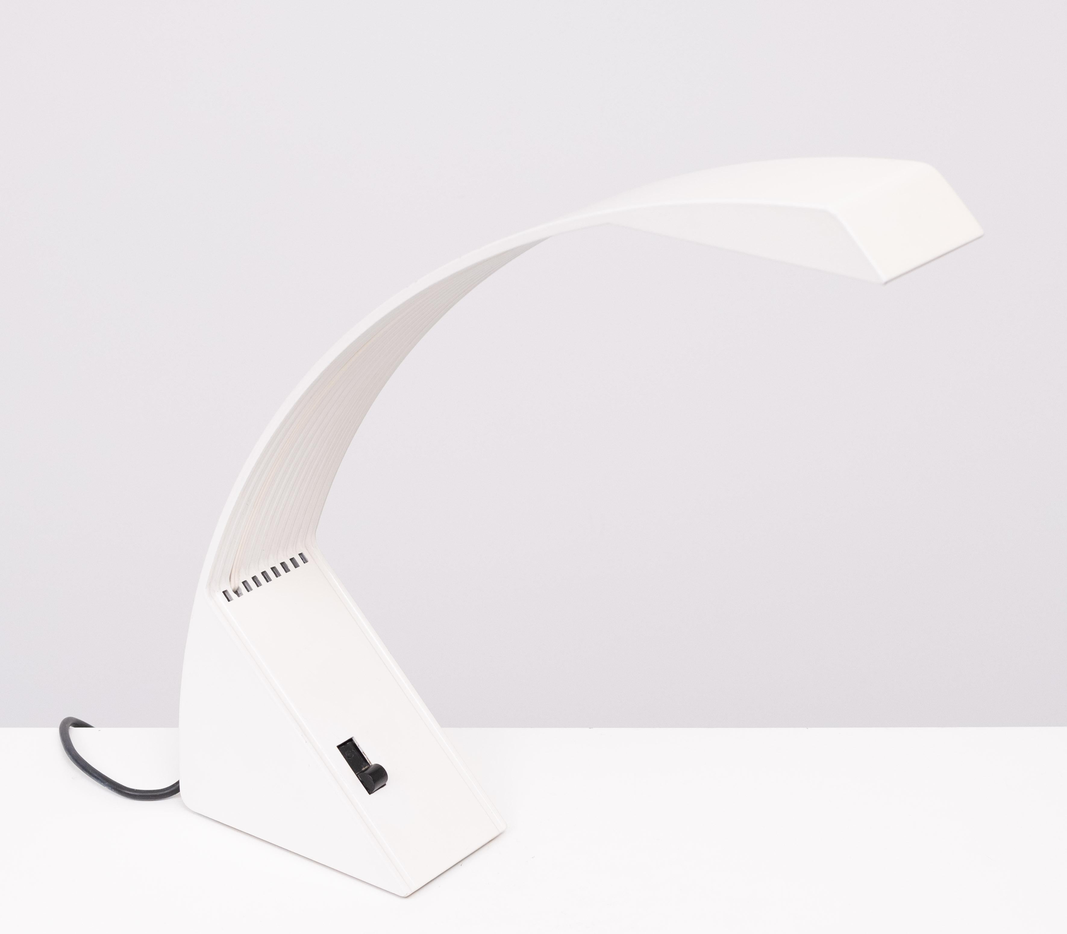 Arcobalena Table lamp minimalist post modern design marco zotta 1980s Italy For Sale 3