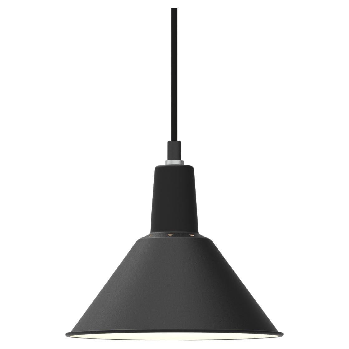 Arcon Pendant Lamp in Black/Chrome - by NUAD For Sale