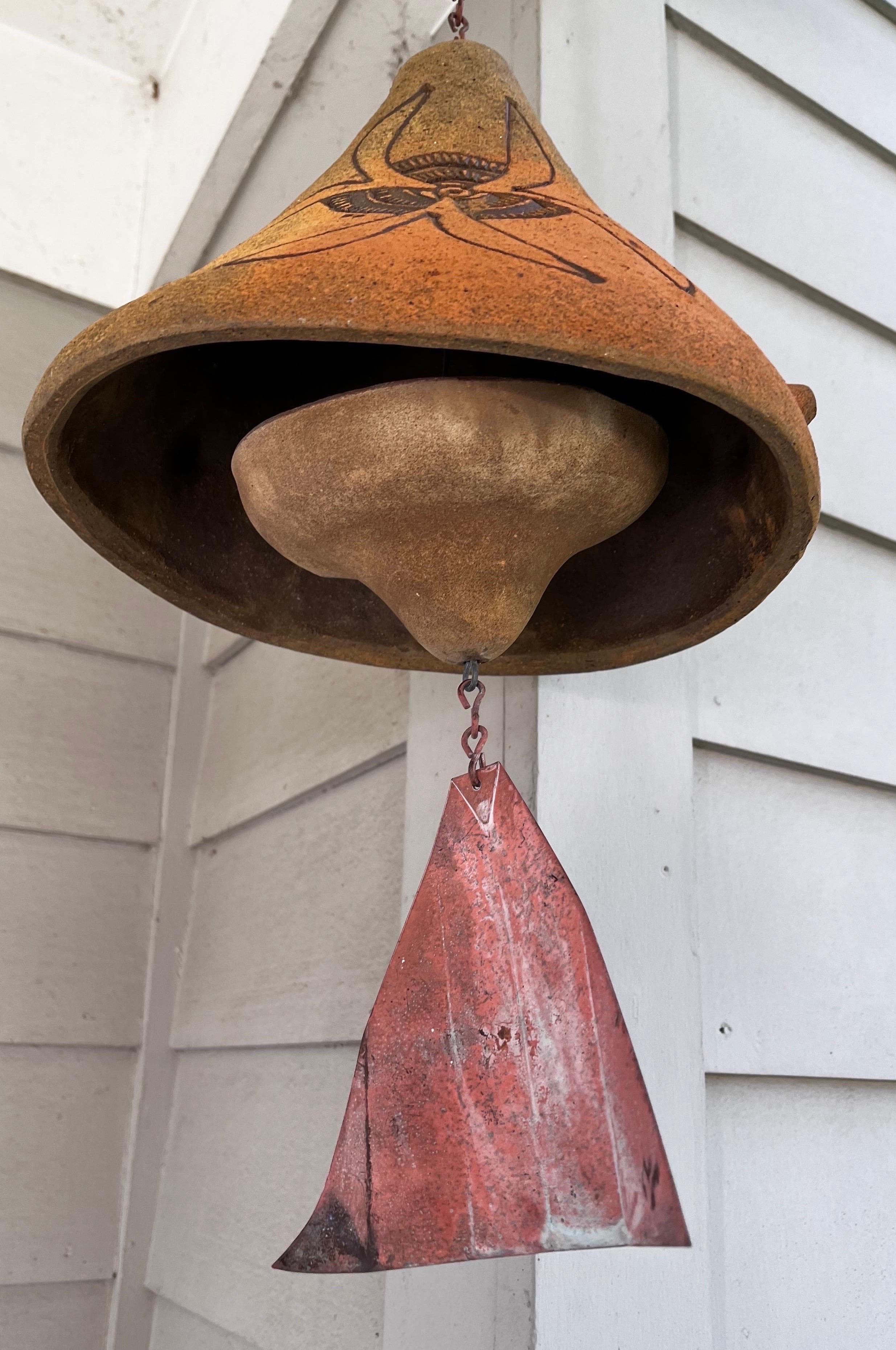 Cloche en terre cuite Arcosanti par Paolo Soleri  en vente 7