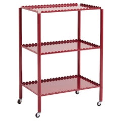 Arcs Trolley, High, in Auburn Red, by Muller Van Severen for Hay