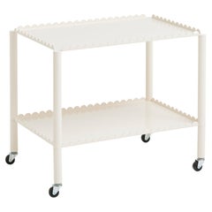 Arcs Trolley, Low in Eggshell color, by Muller Van Severen for Hay