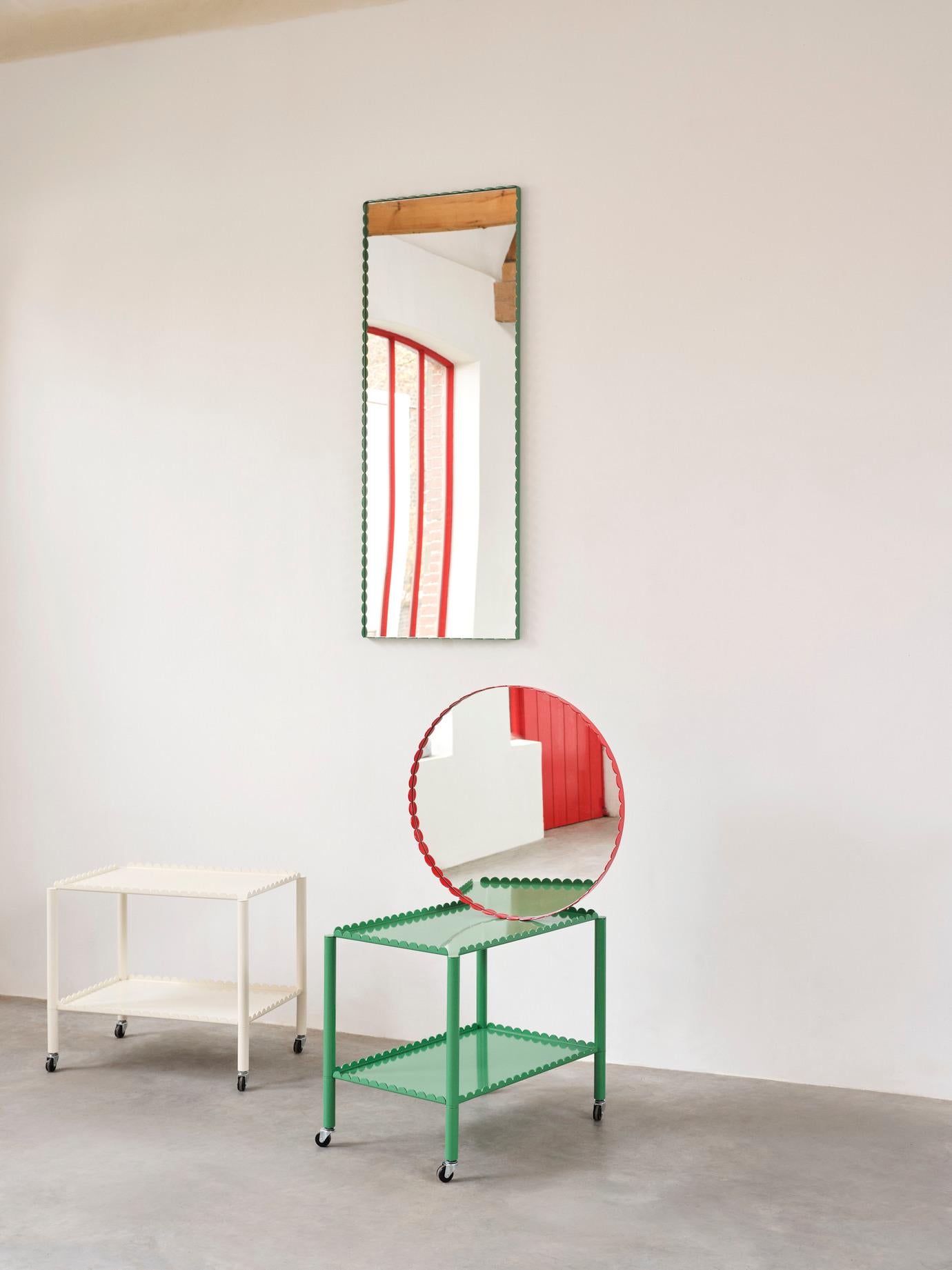 Arcs Trolley, Low in Soft Jade, by Muller Van Severen for Hay For Sale 3