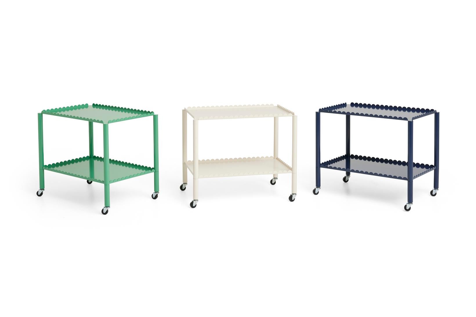 Carrito Arcs, Bajo en Azul Acero, de Muller Van Severen para Hay Siglo XXI y contemporáneo en venta