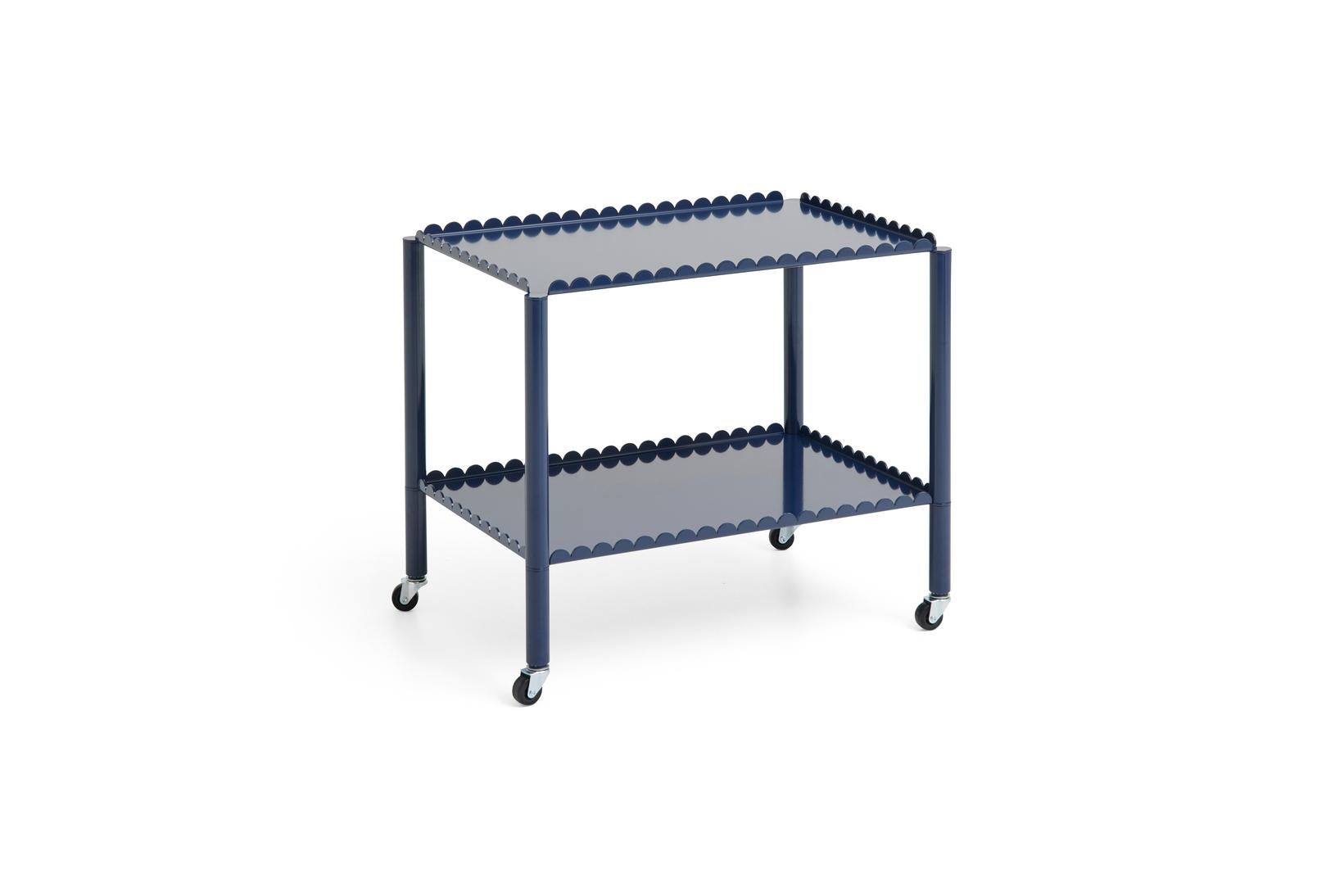 Carrito Arcs, Bajo en Azul Acero, de Muller Van Severen para Hay en venta 1