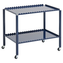 Arcs Trolley, Low in Steel Blue, by Muller Van Severen for Hay