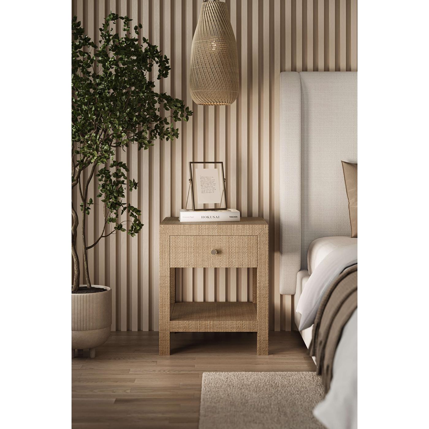 Contemporary Arctic White Upholstered King Size Bed For Sale
