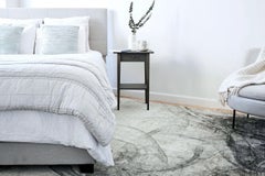 Arcturus Hand-Knotted Silk Rug, 9' x 12', Modern Abstract Design