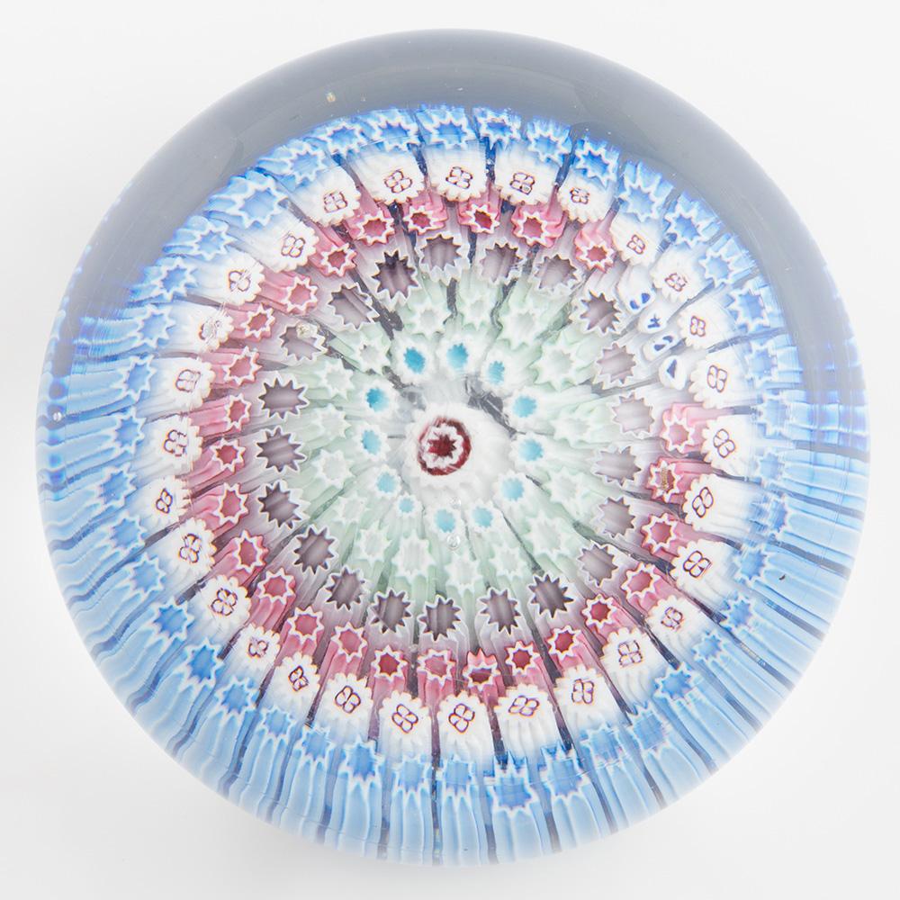 Arculus Walsh Walsh Paperweight Old English Millefiori For Sale