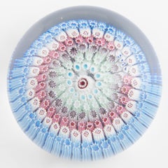 Antique Arculus Walsh Walsh Paperweight Old English Millefiori