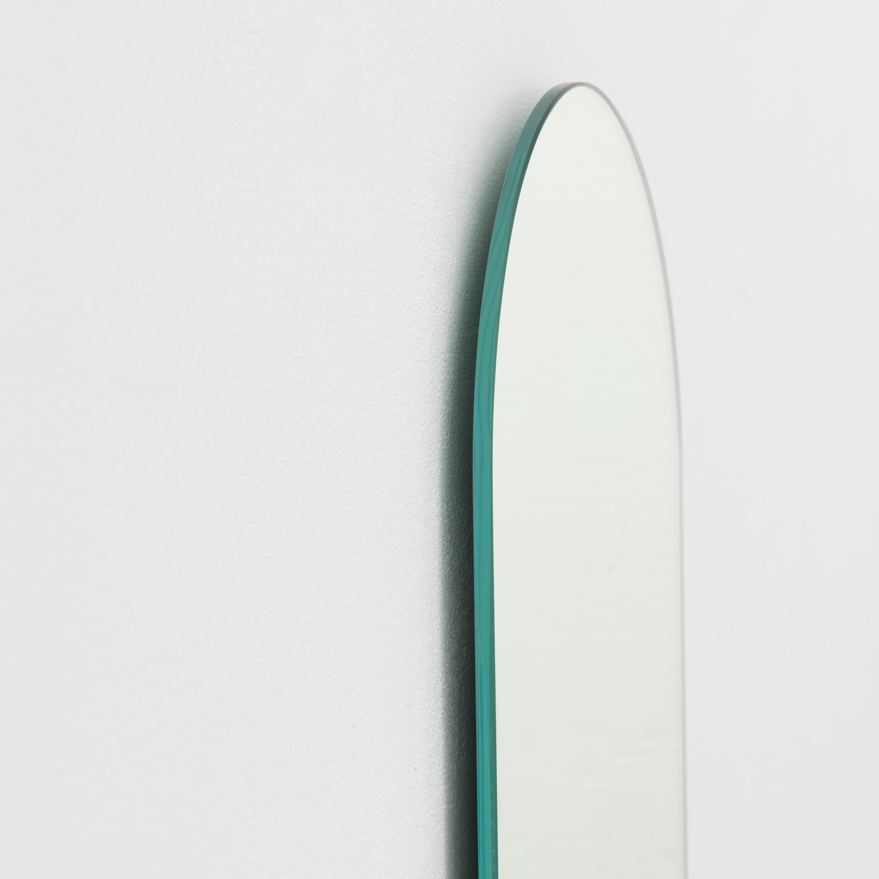 Arcus Arch shaped Modern Contemporary Versatile Frameless Mirror, Large en vente 5
