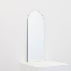 Arcus Arched Minimalist Frameless Mirror with Floating Effect, XL