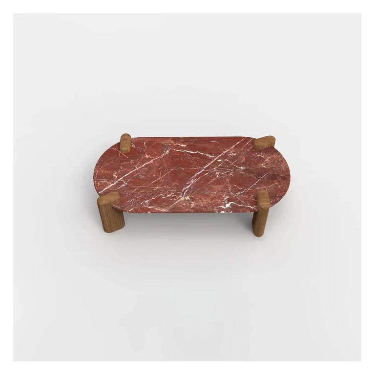 Mesa baja Arcus - Una declaración de elegancia escultural Piedra en venta