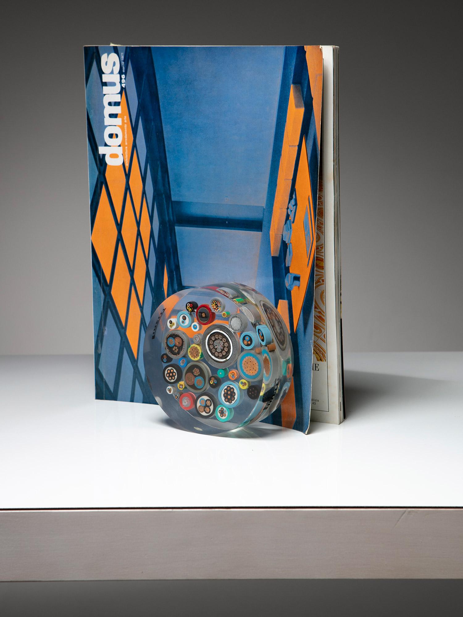 Arcylic-Skulptur, Alan Fletcher für Pirelli zugeschrieben, Italien, 1970er Jahre im Angebot 3