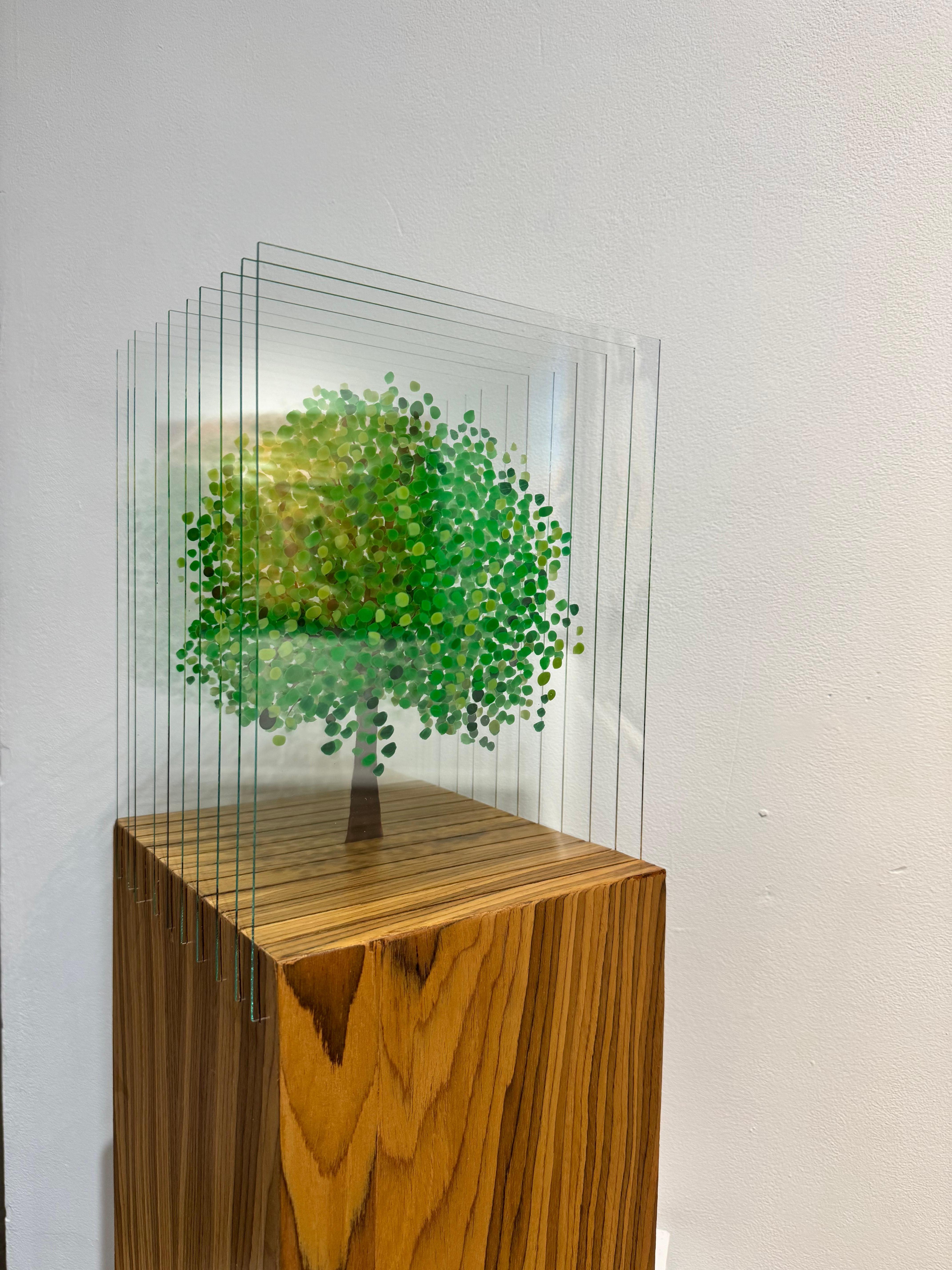 Green Tree A - Abstract Sculpture by Ardan Özmenoğlu