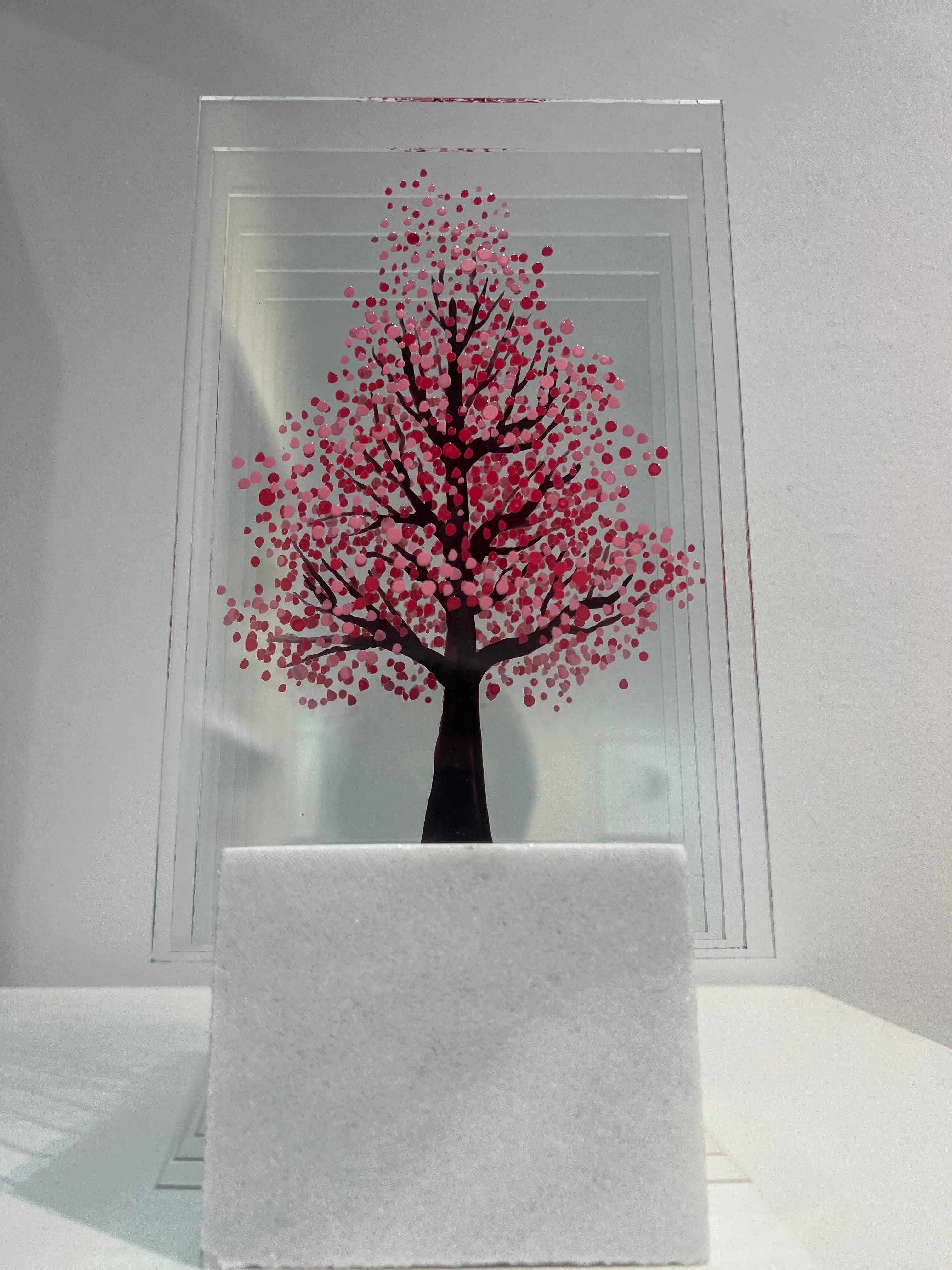 Ardan Özmenoğlu Abstract Sculpture - Marble Cherry Blossom