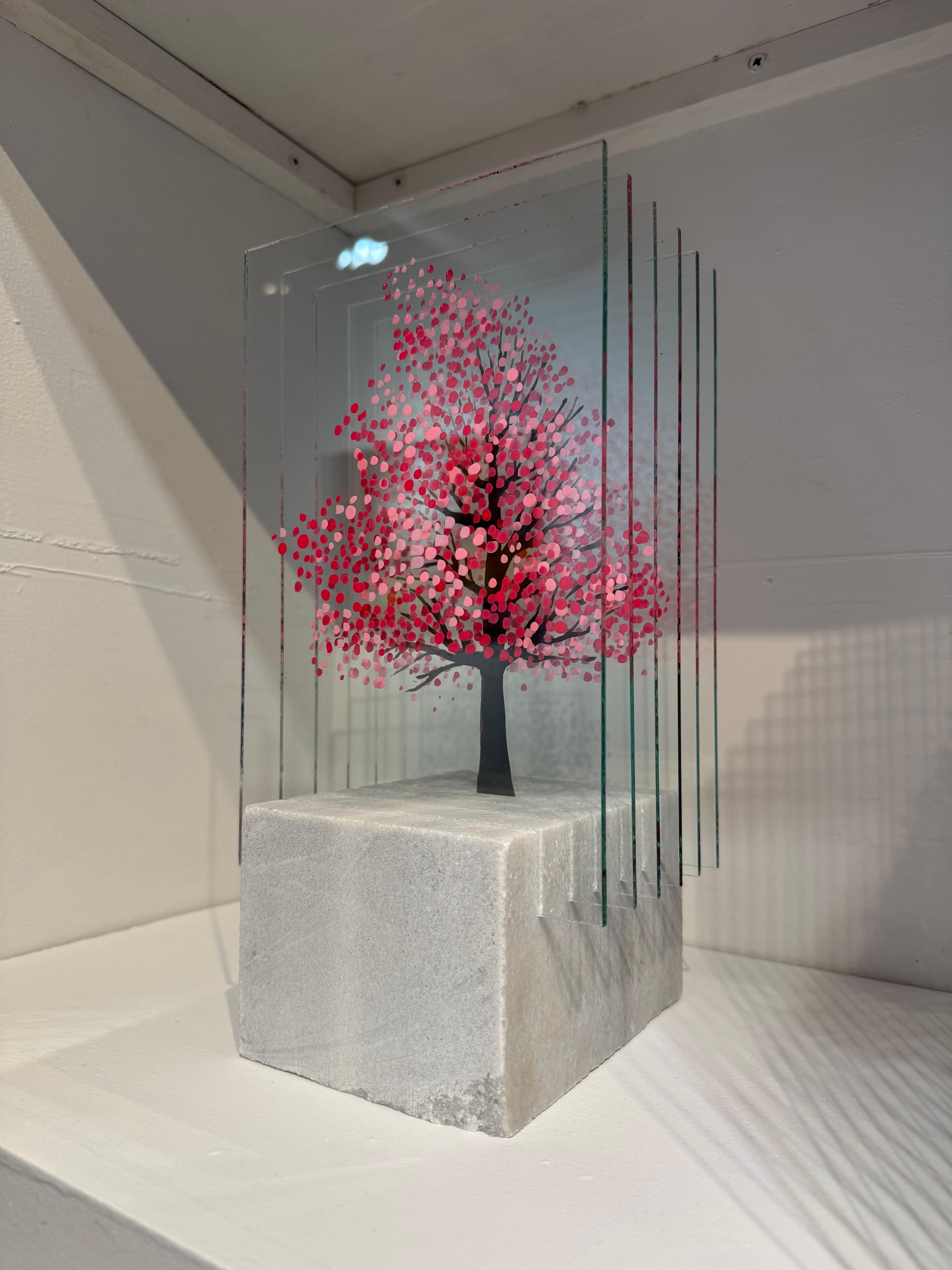 Pensa in rosa - Sculpture Astratto di Ardan Özmenoğlu