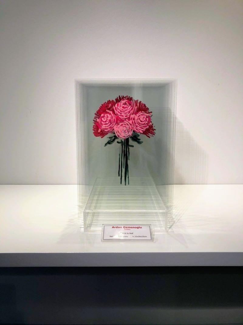 Ardan Özmenoğlu98 Abstract Sculpture - Pink to Red
