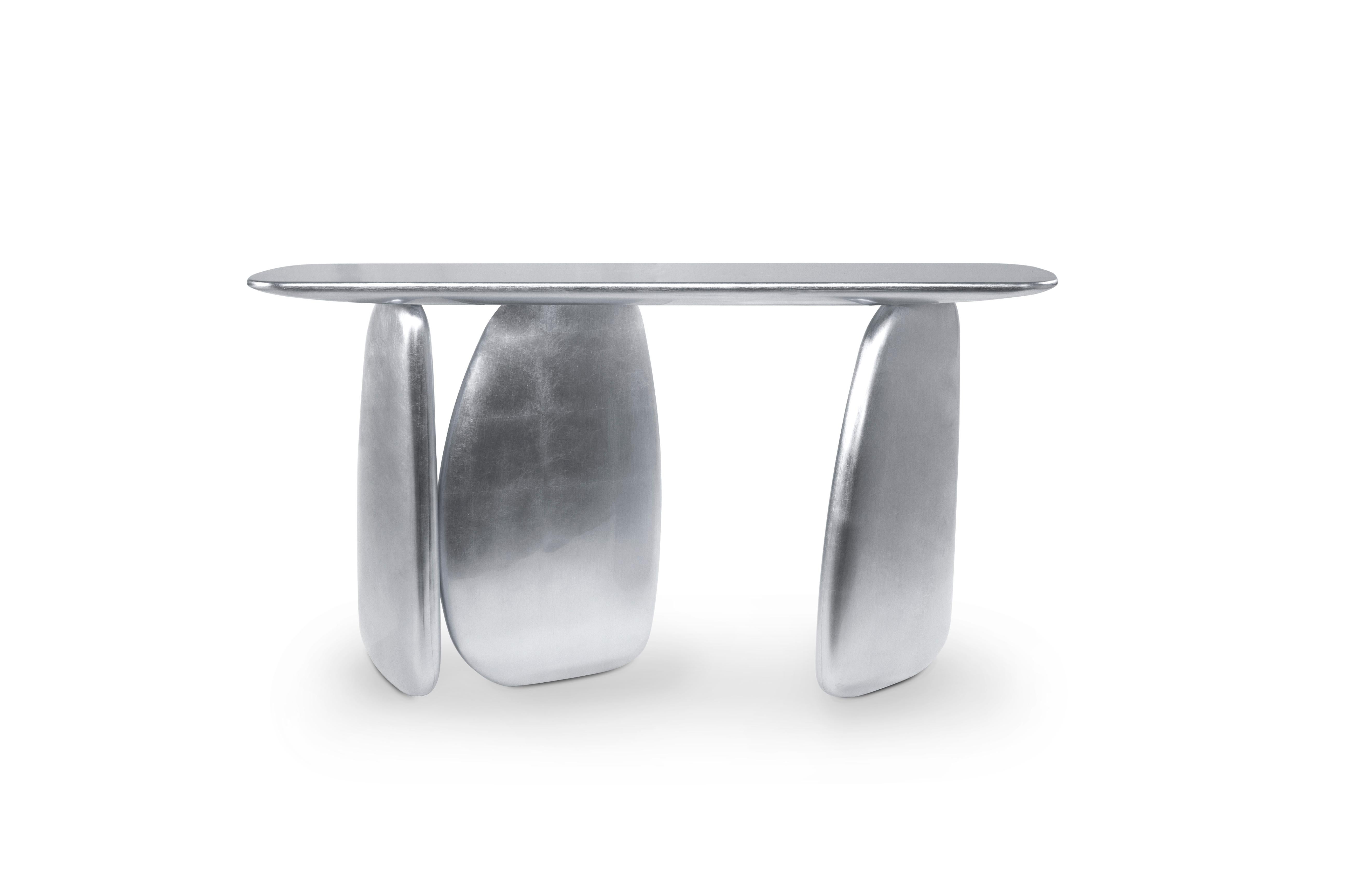 Contemporary Ardara Console Is The Perfect Decorative Piece Made By BRABBU For Sale