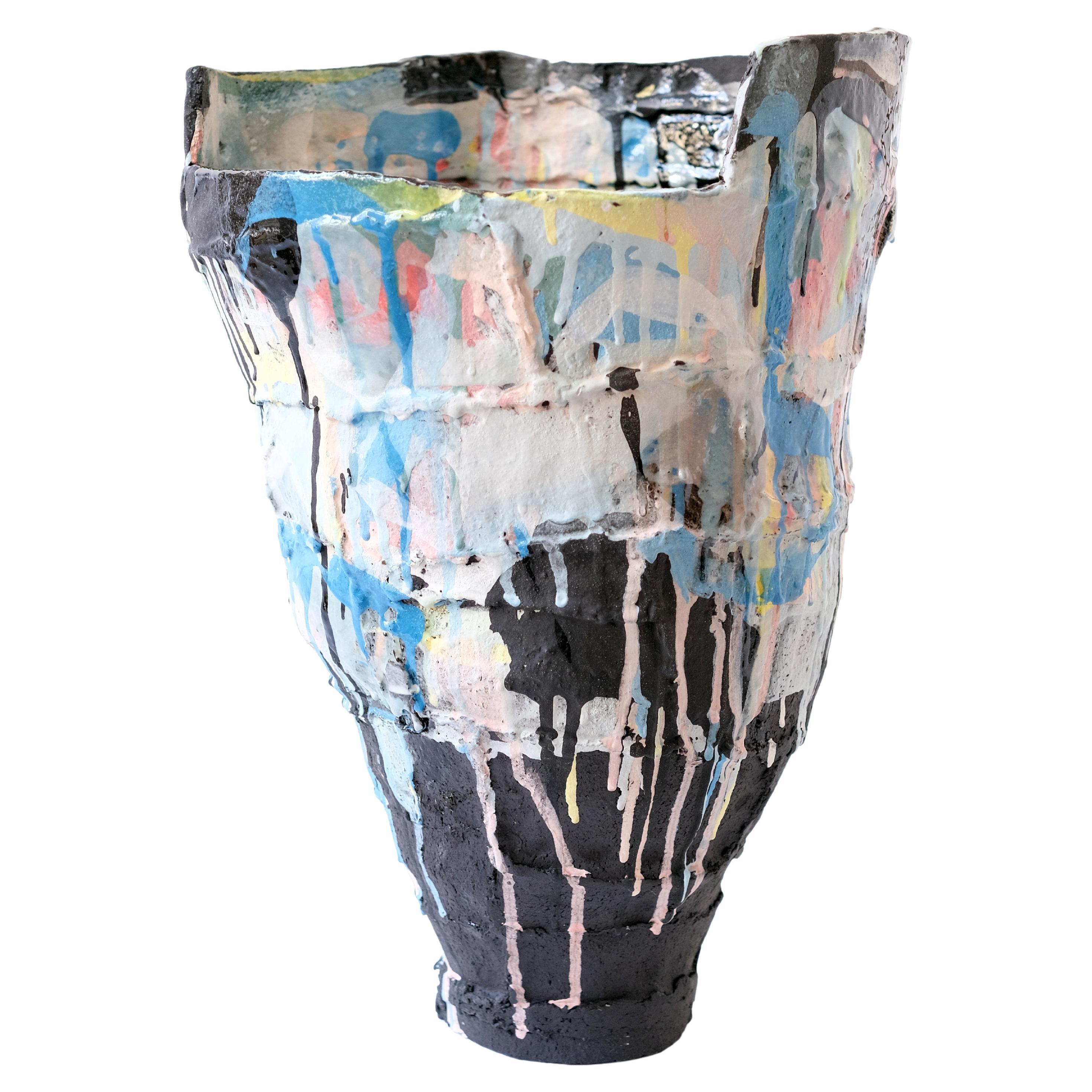 Ardea Cinerea-Vase von Elke Sada im Angebot