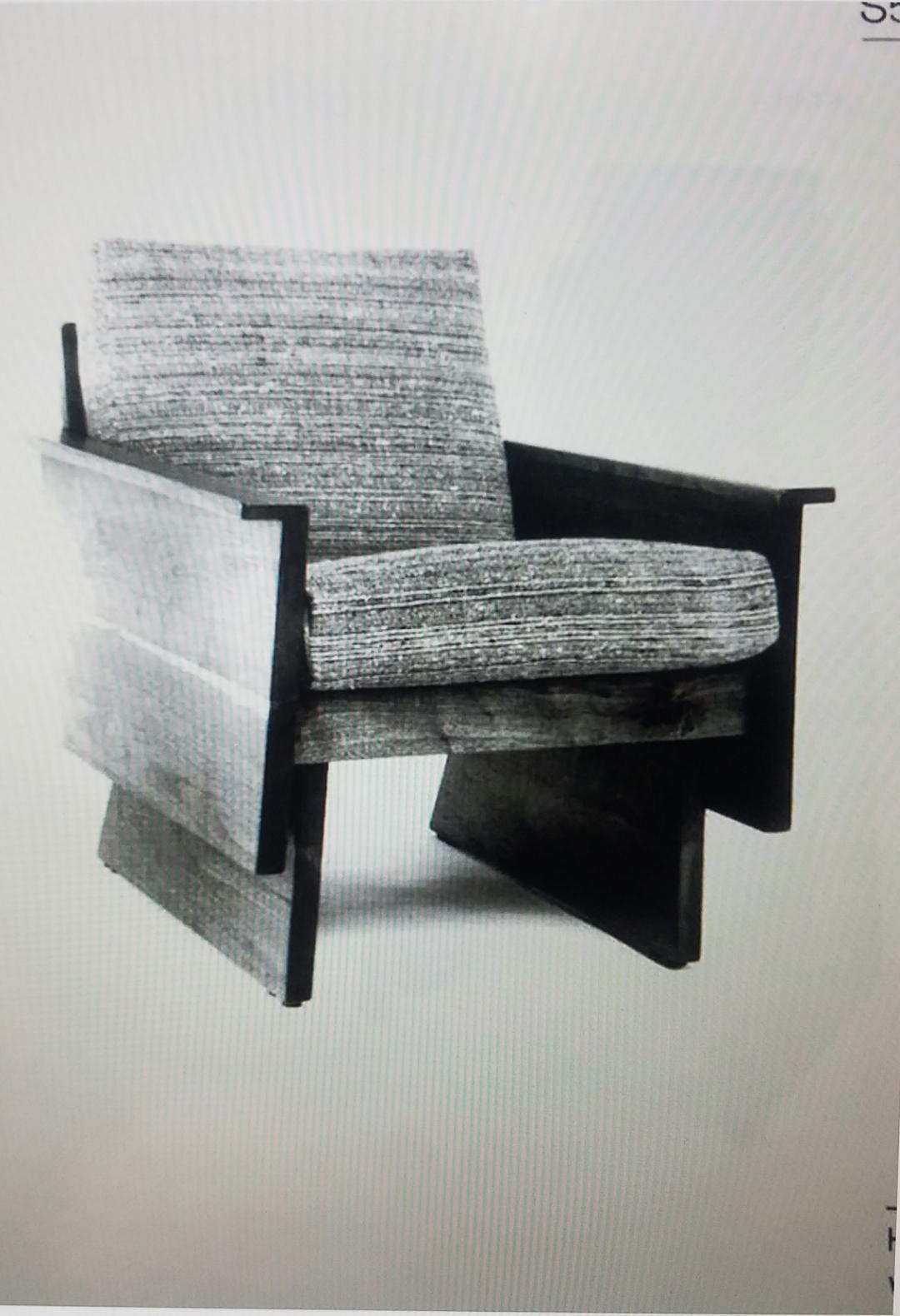 Woodwork Arden Riddle Lounge Chair and Ottoman Studio Craft, 1979