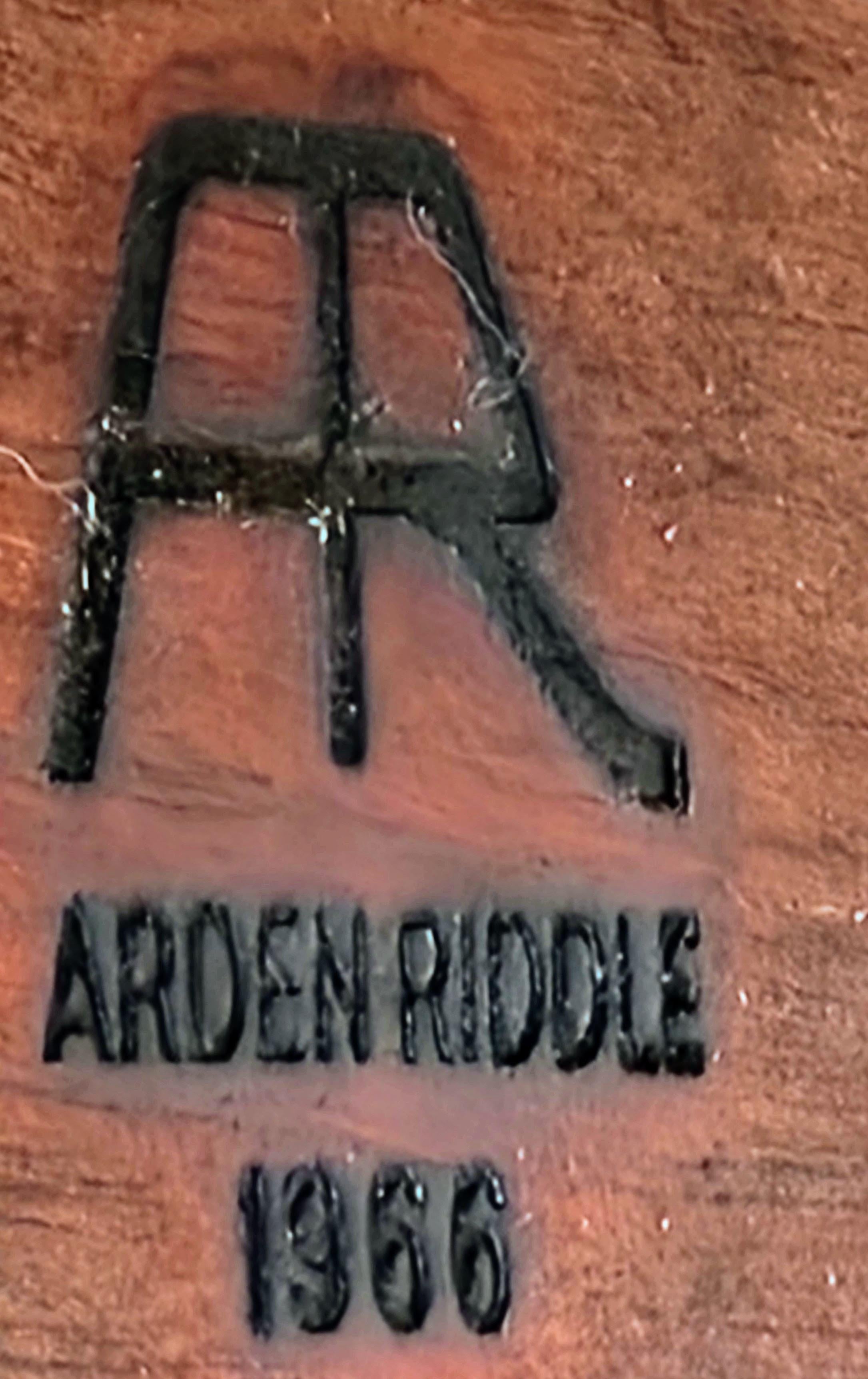 Arden Riddle Studio Craft Einzigartiger Aufbewahrungsschrank aus massivem Kirschbaumholz 1966 im Angebot 8
