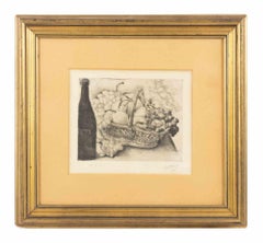 Sans titre -  A. Soffici, pointe sèche, 1939