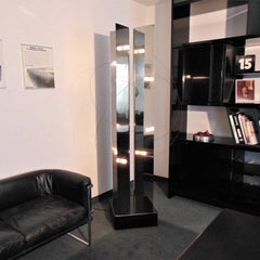 ARDITI BT4 1972 Lampada radicale, finitura acciaio originale, luci mobili