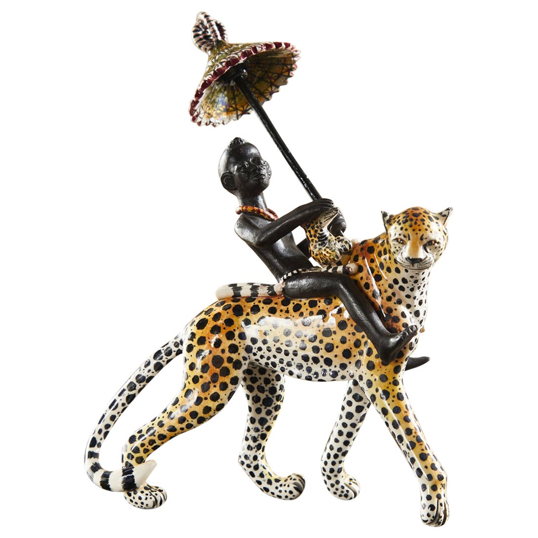 Ardmore Ceramic Cheetah Rider