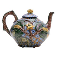 Théière en céramique Ardmore Elephant, fabriquée à la main en Afrique du Sud