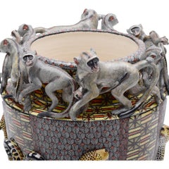 Ardmore handmade African Ceramic Giraffe Vase