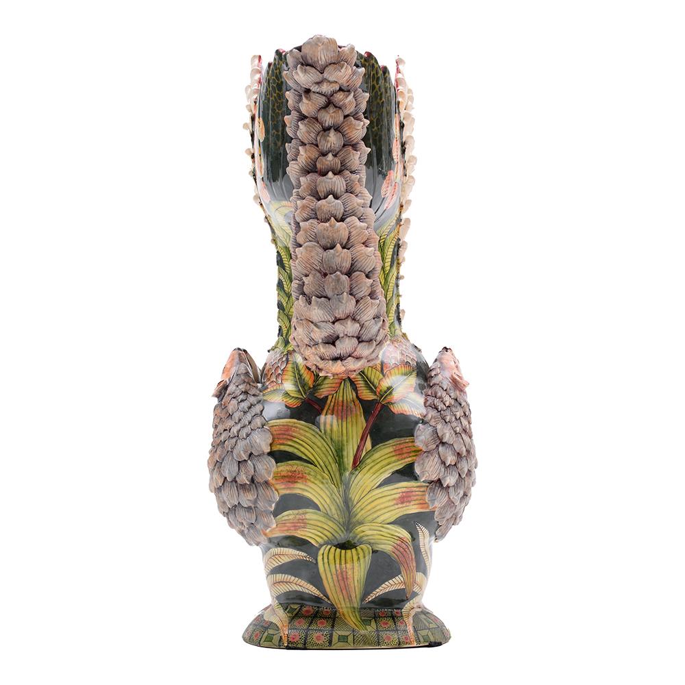 Modern Ardmore handmade African Ceramic Pangolin Vase