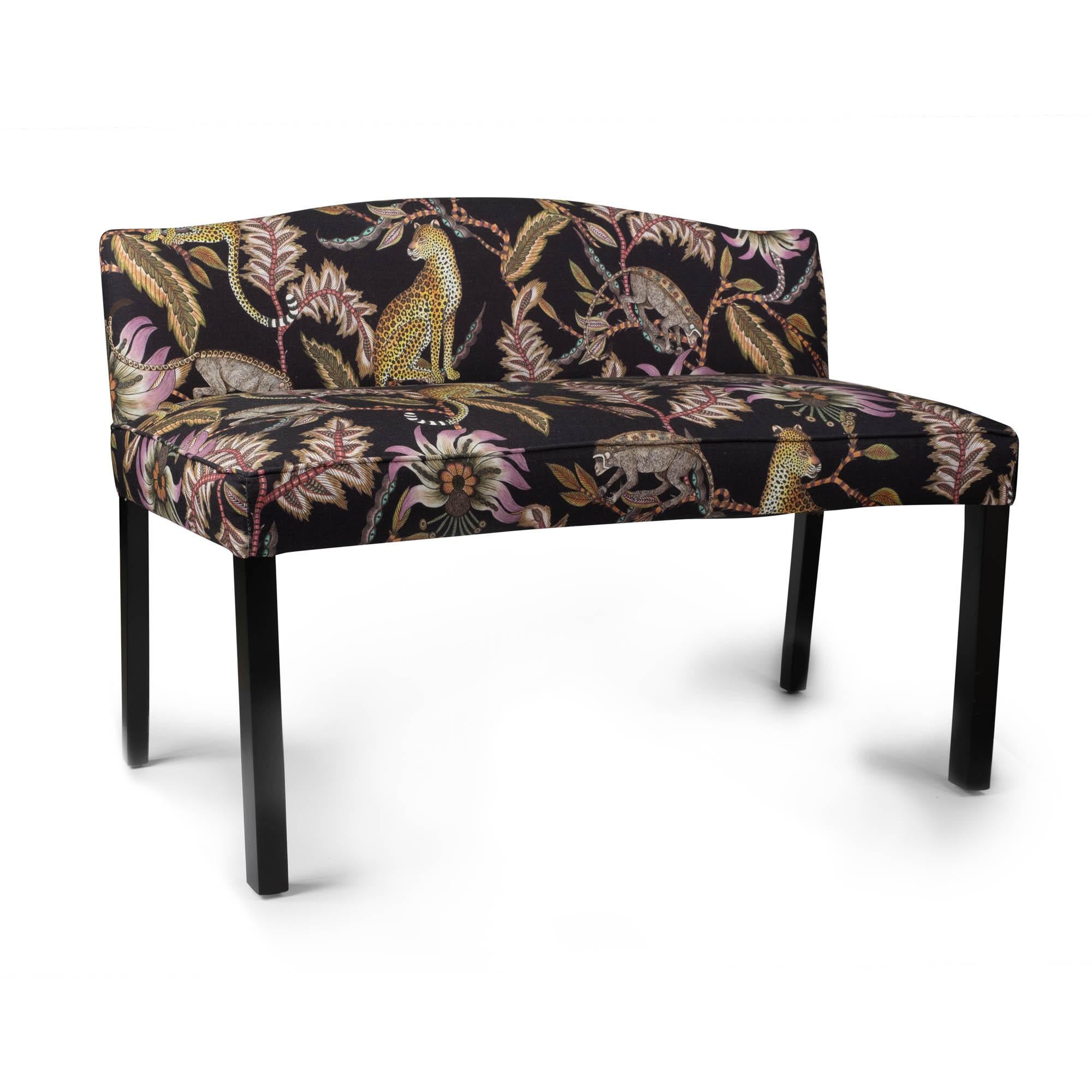 Designed by Ardmore and manufactured in Johannesburg, South Africa our made-to-order bench features Ardmore’s Monkey Bean velvet fabric, and may be specified in any of six available colorways.

PRODUCT INFORMATION
DIMENSIONS: 43