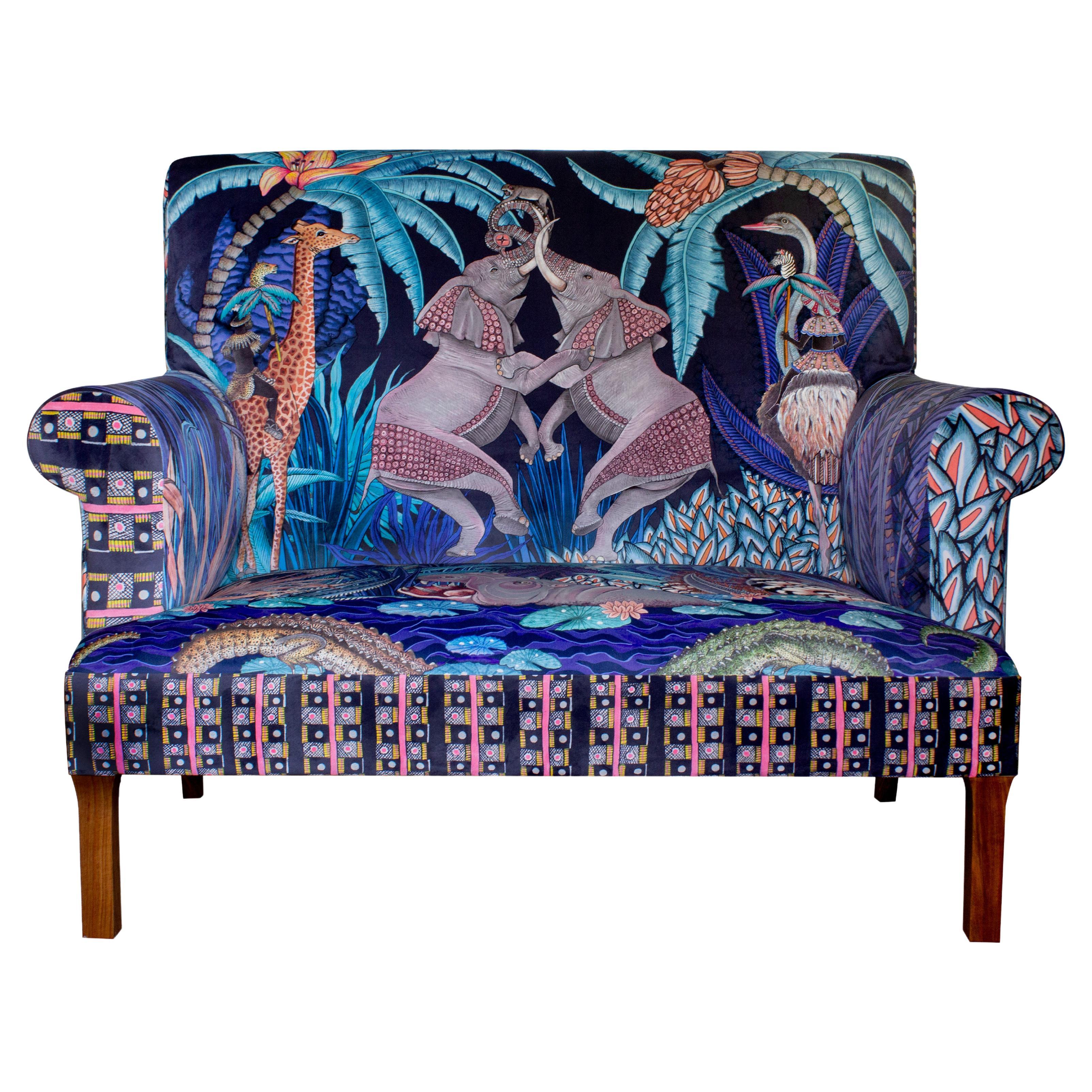 Settee -Ardmore Sabie Limited Edition in Tanzanite For Sale
