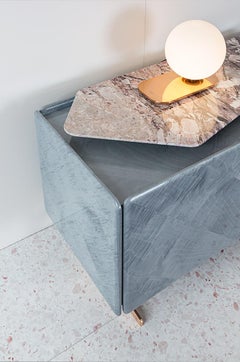 Arduino, TV Unit with Marble Tray and Ametist Details