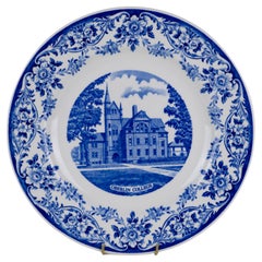 Used Rare Oberlin College Peters Hall Sesquicentennial Plate 1833-1983 Wedgewood