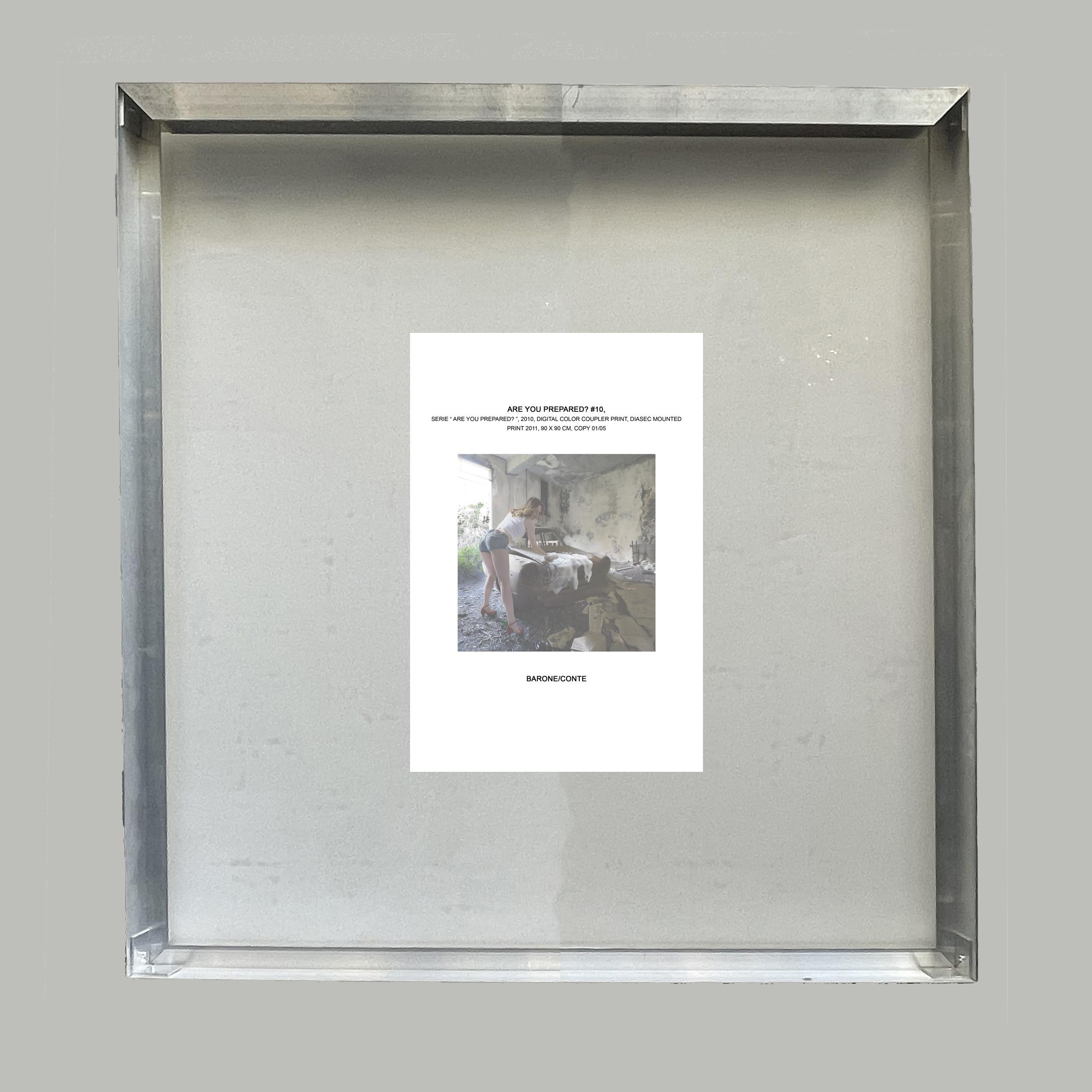 Sind Sie vorbereitet? #10 Digitaler Farbkupplerdruck, Diasec montiert (Italienisch) im Angebot