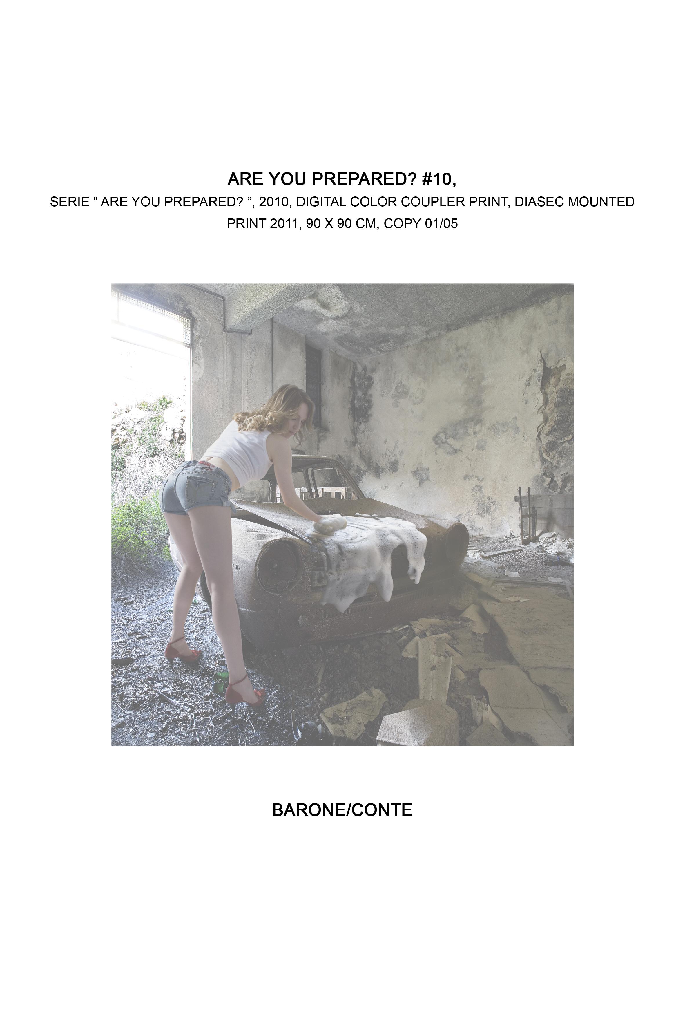 Sind Sie vorbereitet? #10 Digitaler Farbkupplerdruck, Diasec montiert im Zustand „Gut“ im Angebot in Milan, IT