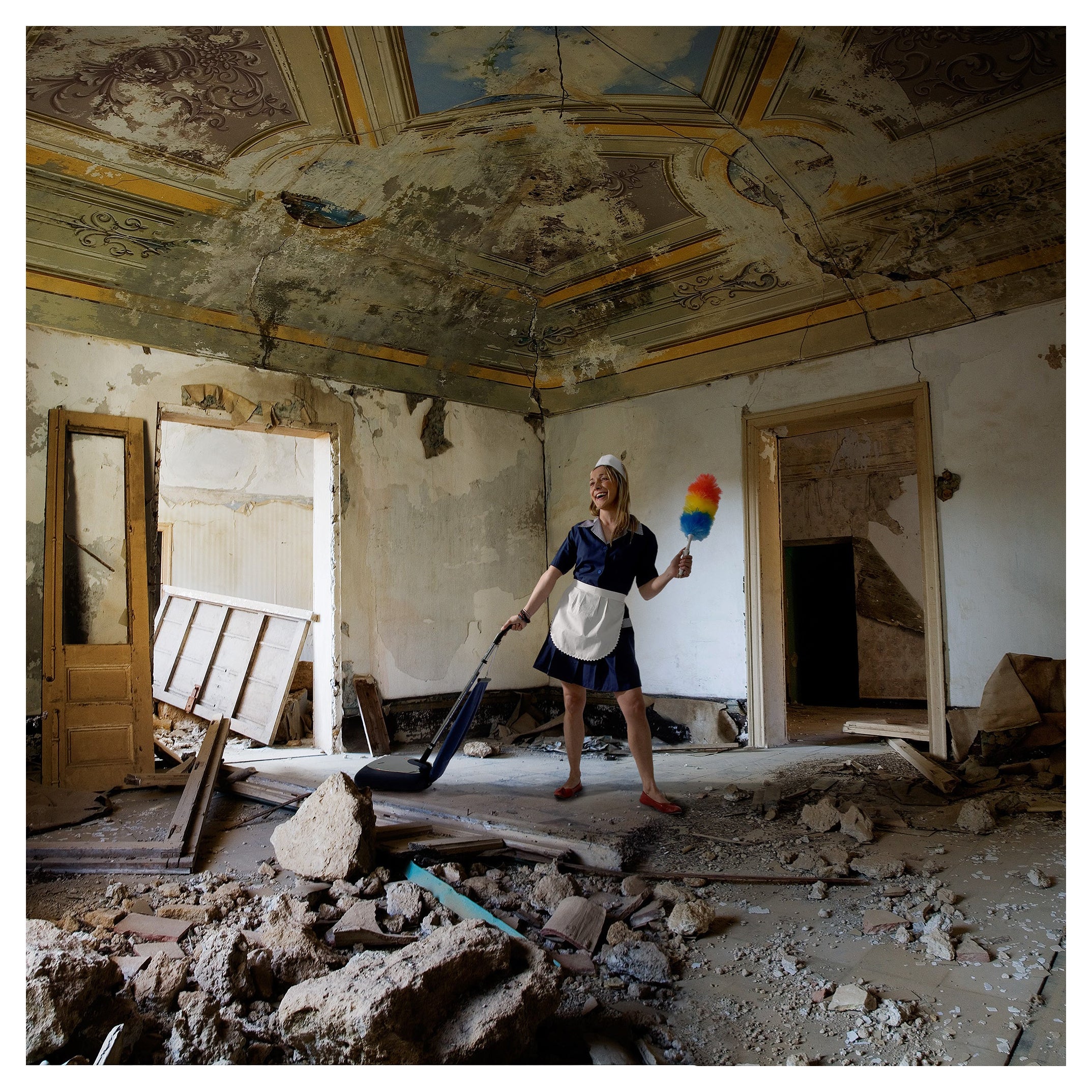 Sei pronto? #9 Stampa digitale a colori, montata Diasec.