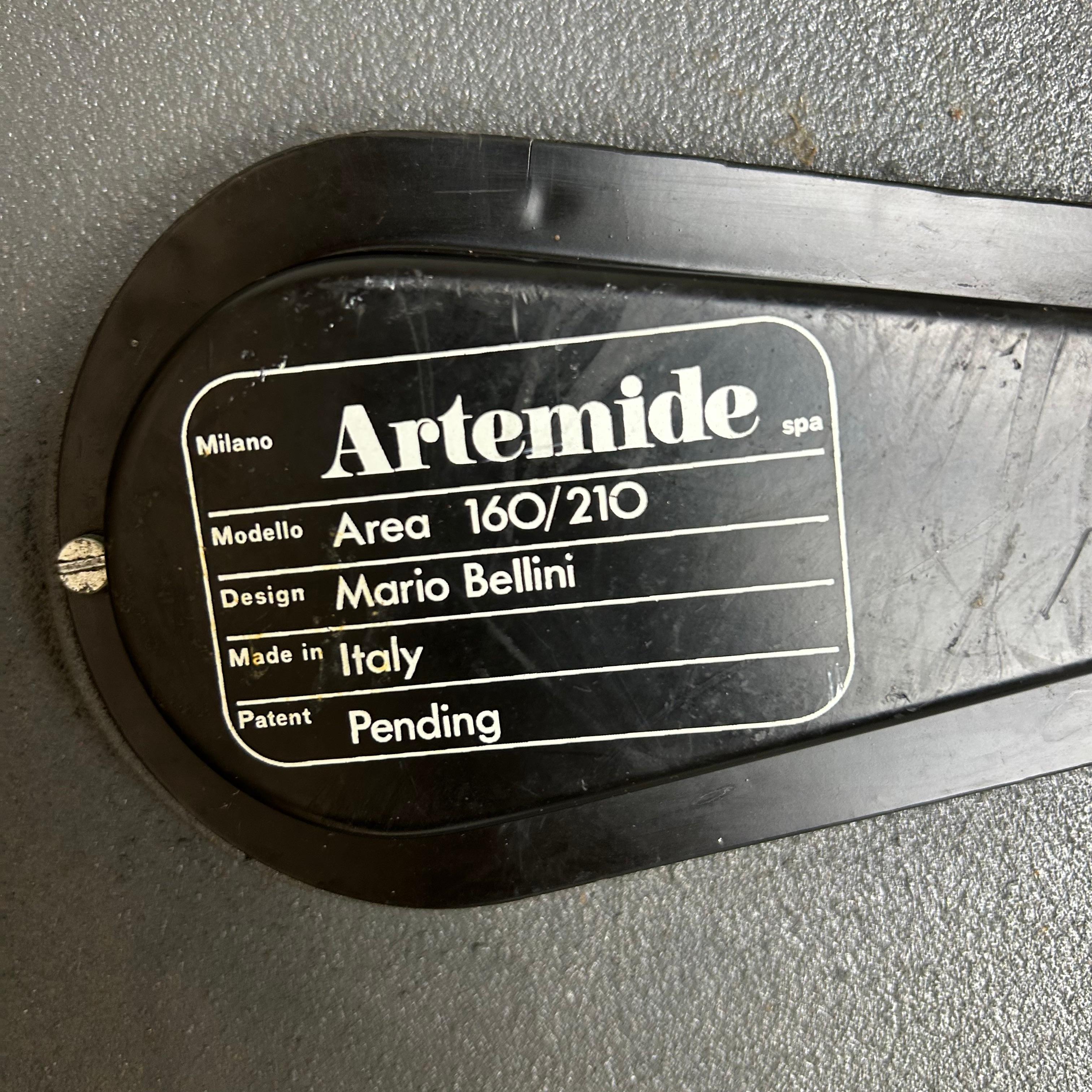 Lámpara de pie Area 160 de Mario Bellini para Artemide, años 60 en venta 6