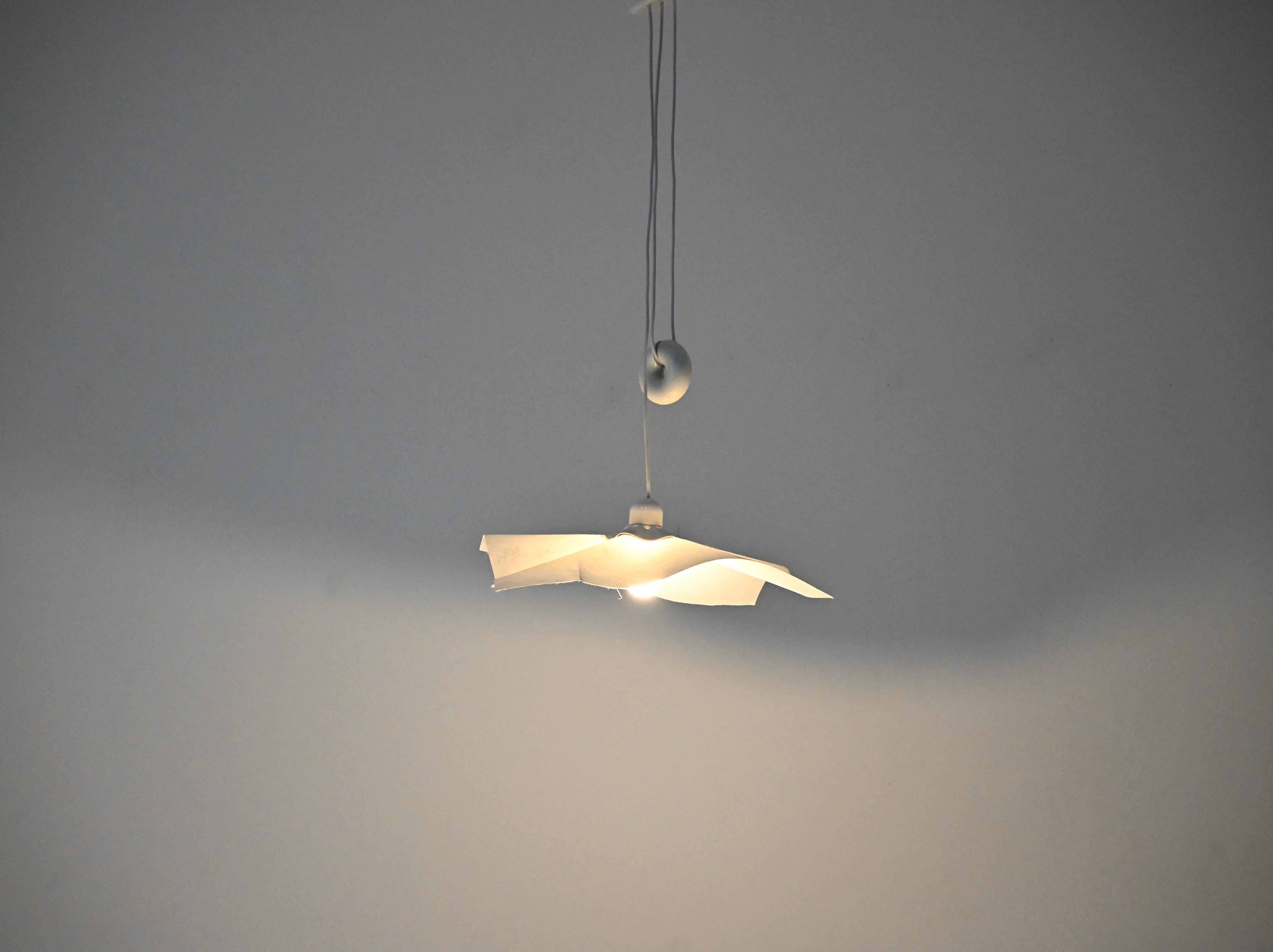 Plastica Lampada a sospensione Area 50 di Mario Bellini per Artemide, anni '70