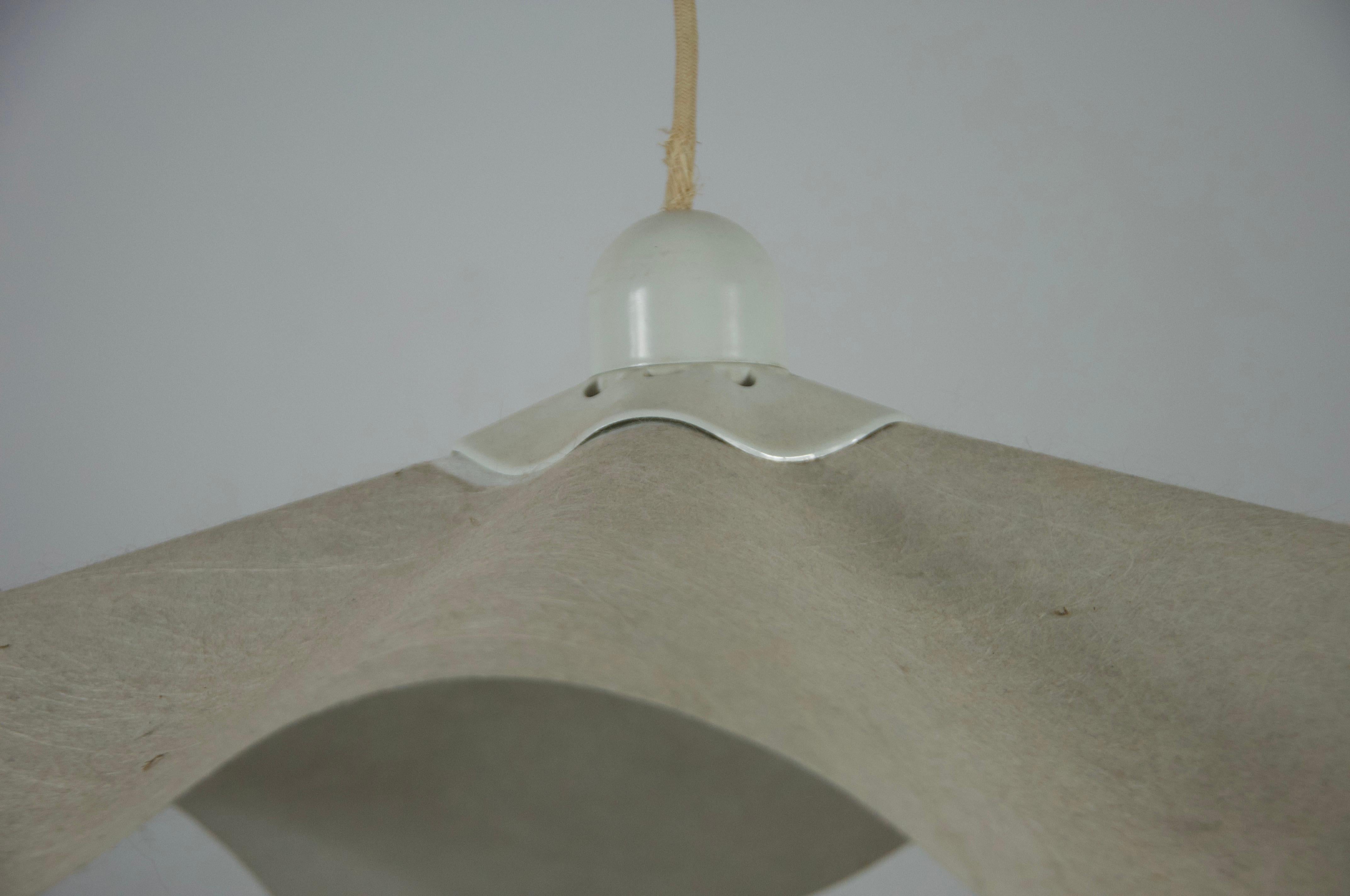 Metallo Lampada a sospensione Area 50 di Mario Bellini per Artemide, Italia, 1974 in vendita