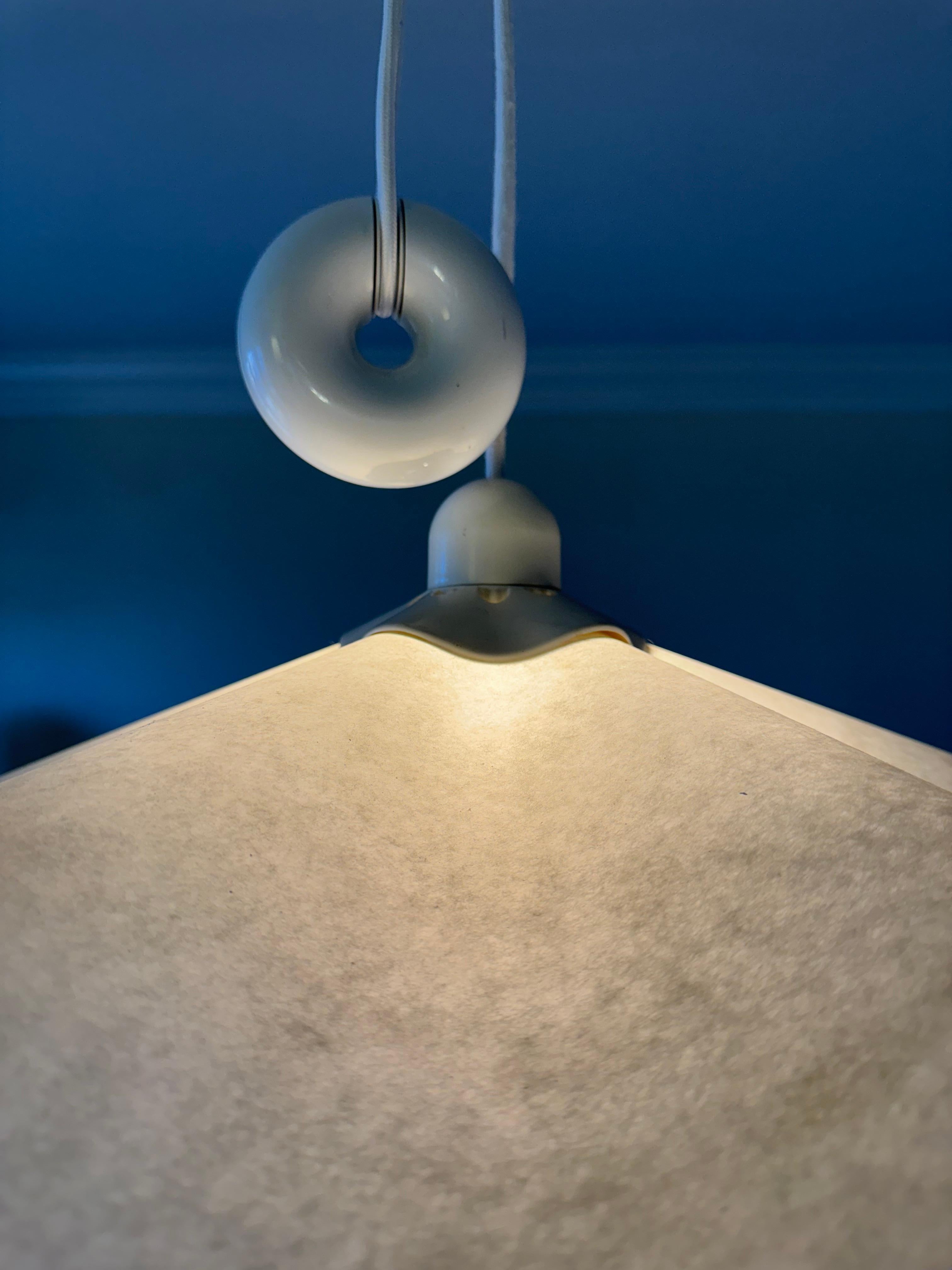 Area 50 suspension lamp with Rise and Fall mech by Mario Bellini for Artemide 4