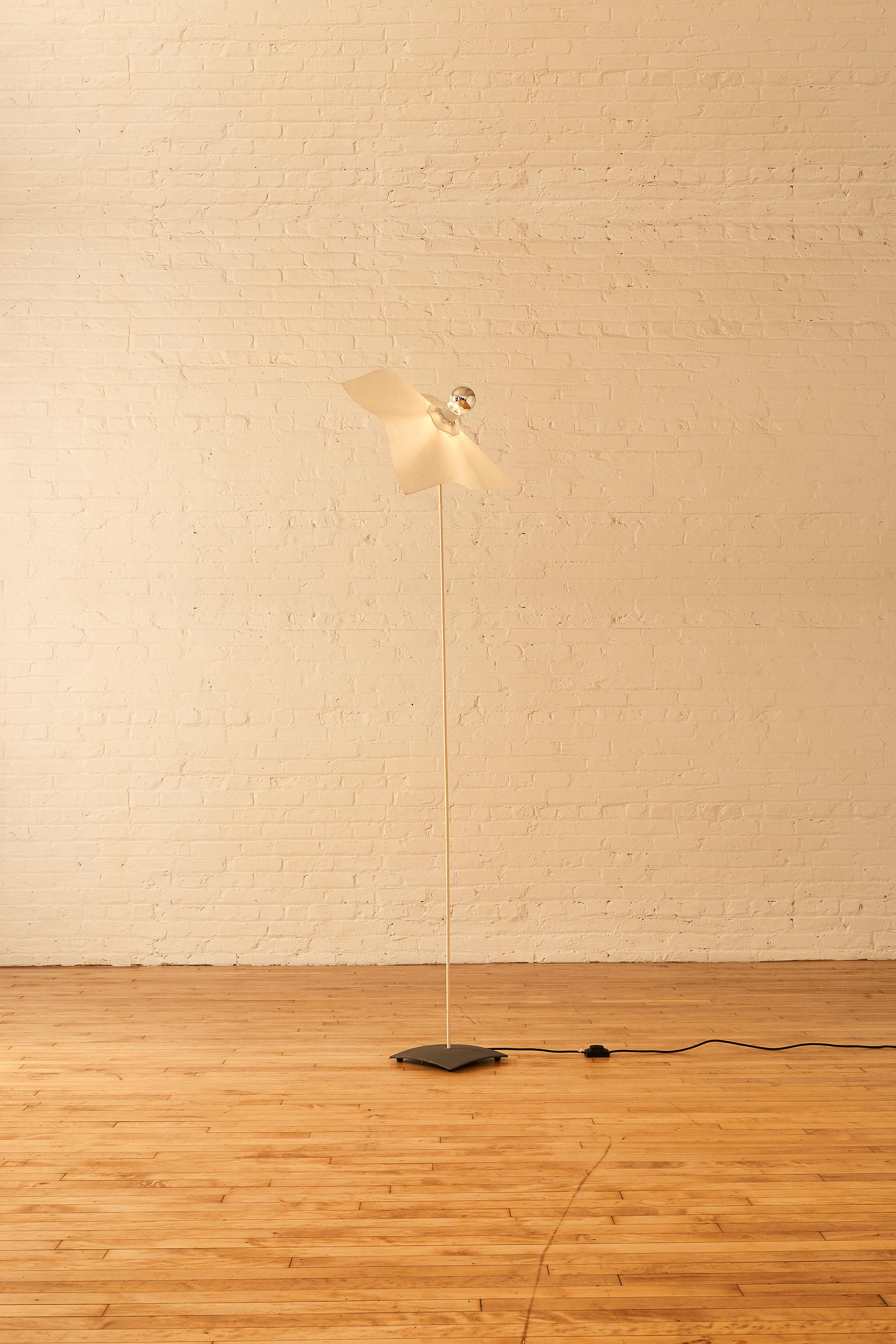 Area curvea floor lamp by Mario Bellini & Giorgio Origlia for Artemide. Designed and manufactured in Italy, 1974.
 